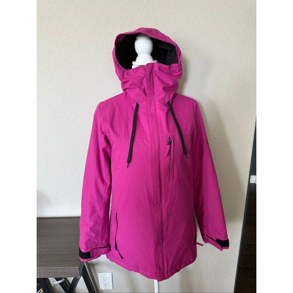 NEW 686 Women’s infiDRY Insulated Snowboard Jacket PINK SMALL - Picture 1 of 9